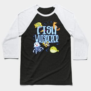 Fish Whisperers Funny Kids Baseball T-Shirt